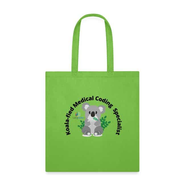 Koala-fied Medical Coding Specialist Tote Bag