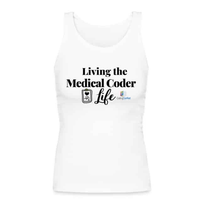 Living the Medical Coder Life Women's Fitted Tank