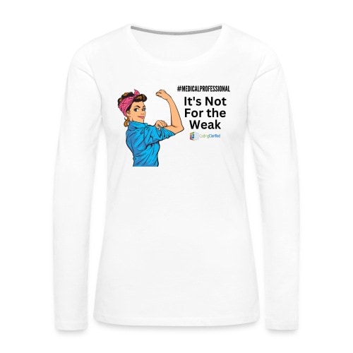 coding-clarified-medical-professional-rosie-womens-premium-slim-fit-long-sleeve-t-shirt