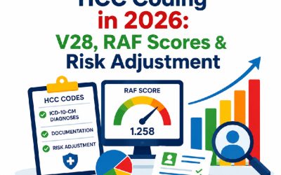 HCC Coding in 2026: CMS-HCC V28, Risk Adjustment, RAF Scores, and Documentation Guide