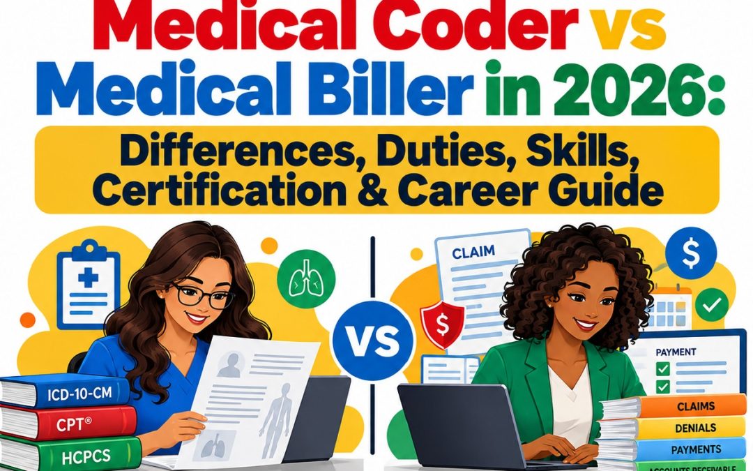 Medical Coder vs Medical Biller in 2026: Differences, Duties, Skills, Certification & Career Guide
