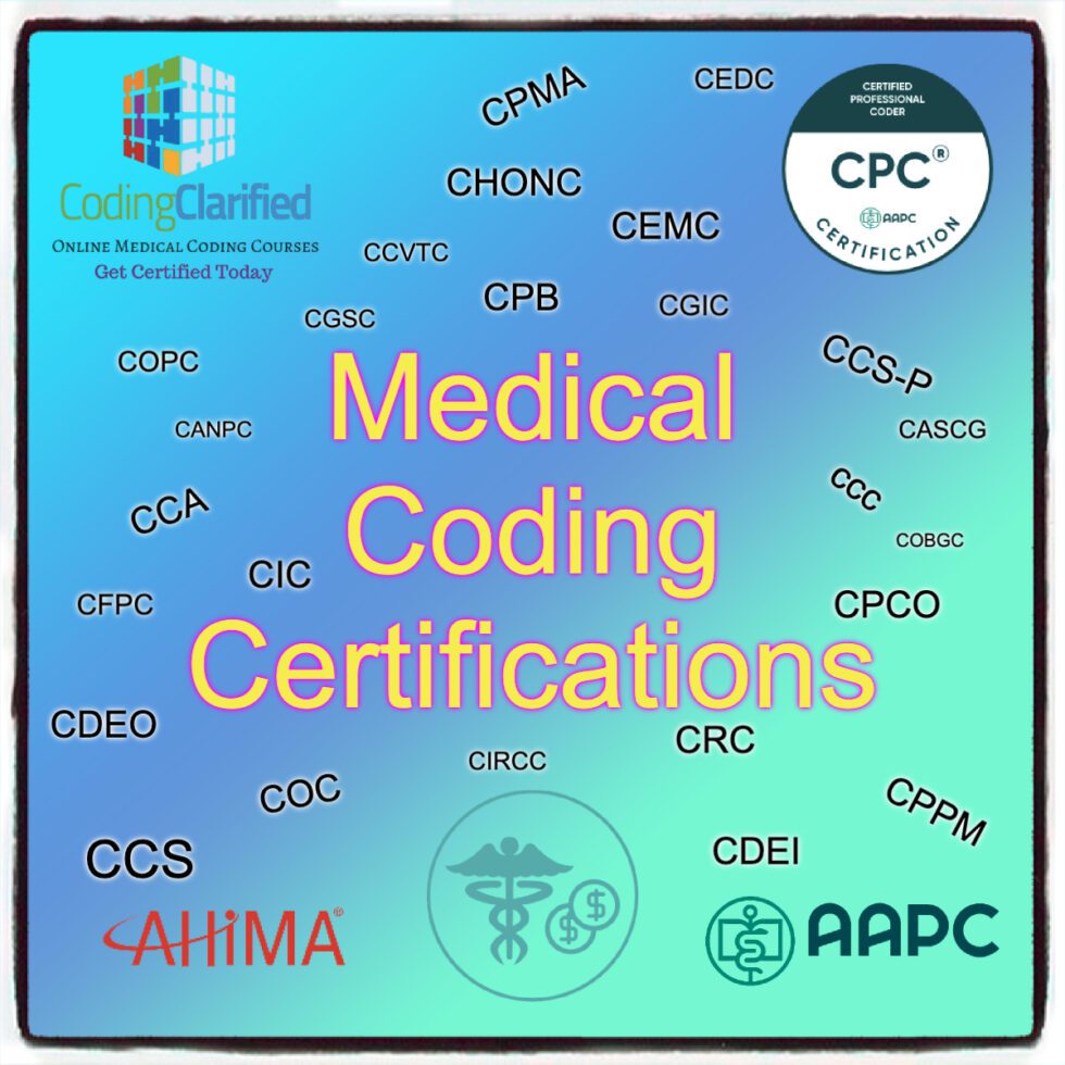 Medical Coding Credentials Coding Clarified