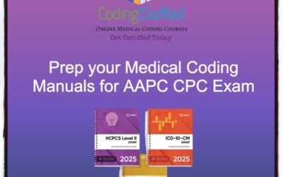 Prep your Medical Coding Manuals for AAPC CPC Exam