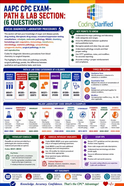 Medical Coding Path Guidelines for Coding Pathology and Laboratory Services | Coding Clarified