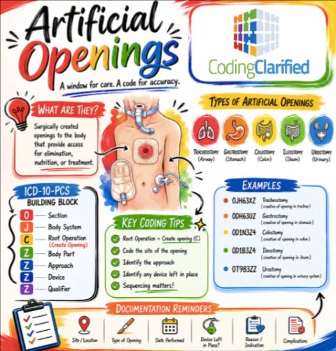 Medical Coding Artificial Openings | Coding Clarified
