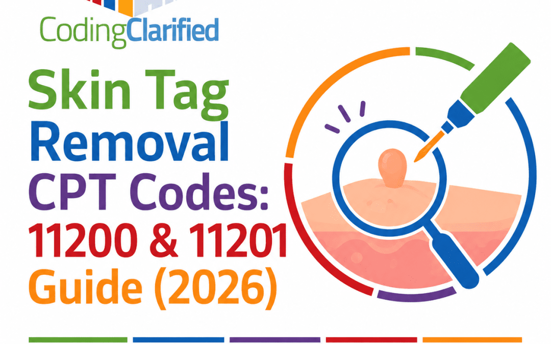 Skin Tag Removal CPT Codes: 11200 & 11201 Guide (2026)