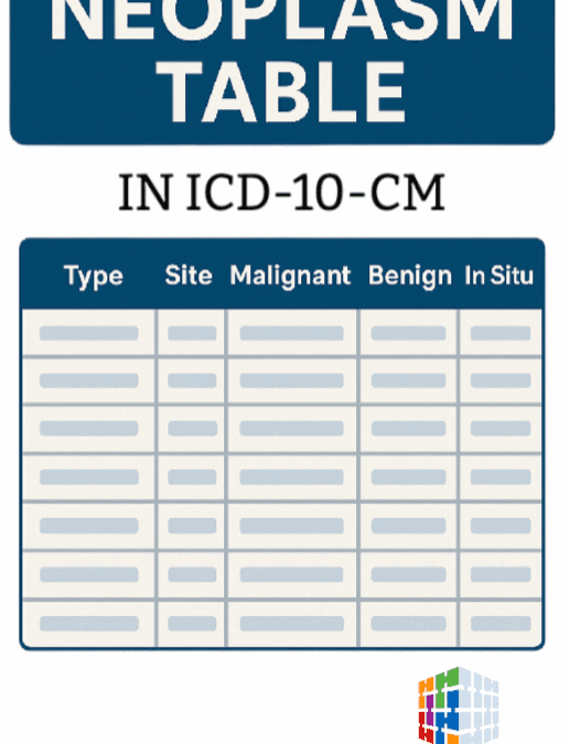 Neoplasm Table in ICD-10-CM