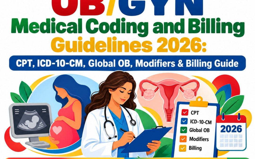 OB/GYN Medical Coding and Billing Guidelines 2026: CPT, ICD-10-CM, Global OB, Modifiers & Billing Guide
