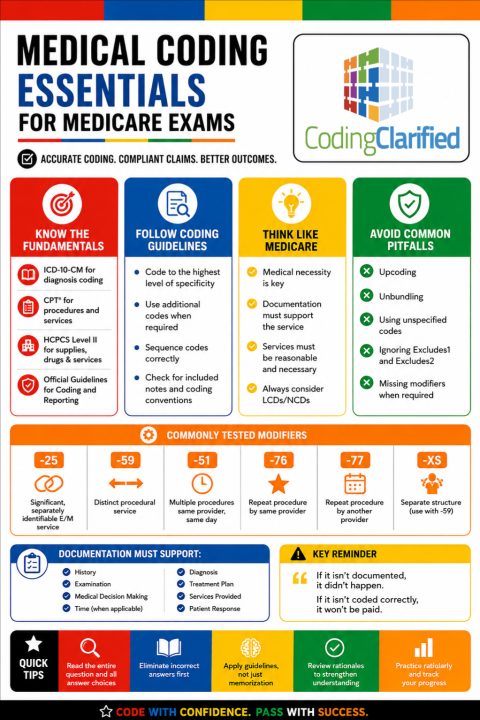 Medical Coding Medicare Exams | Coding Clarified