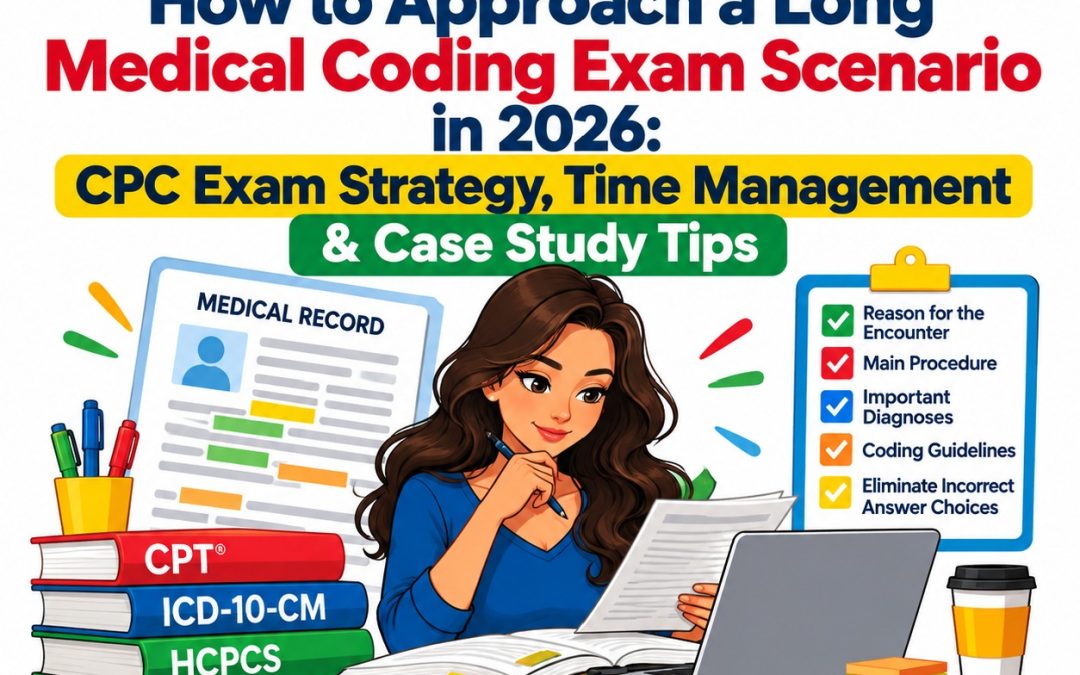 How to Approach a Long Medical Coding Exam Scenario in 2026