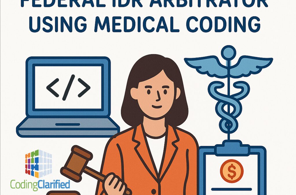 How to Become a Federal IDR Arbitrator Using Medical Coding