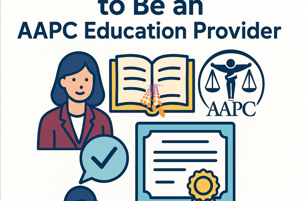 What It Means to Be an AAPC Education Provider