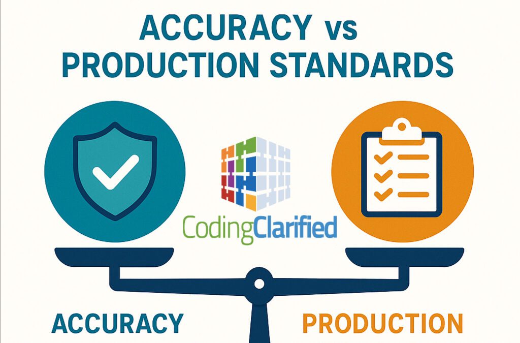 Medical Coding Accuracy vs Production Standards