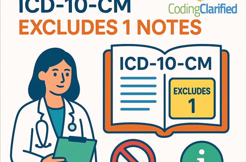 Medical Coding ICD-10-CM Excludes 1