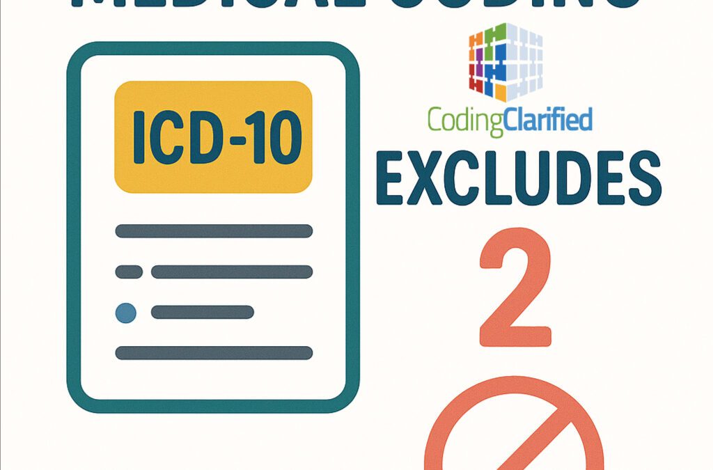 Medical Coding ICD-10-CM Excludes 2