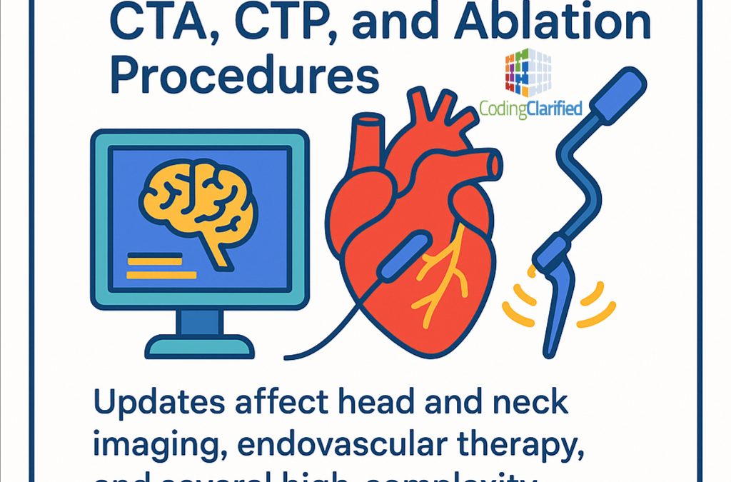 Medical Coding for CTA, CTP, and Ablation Procedures