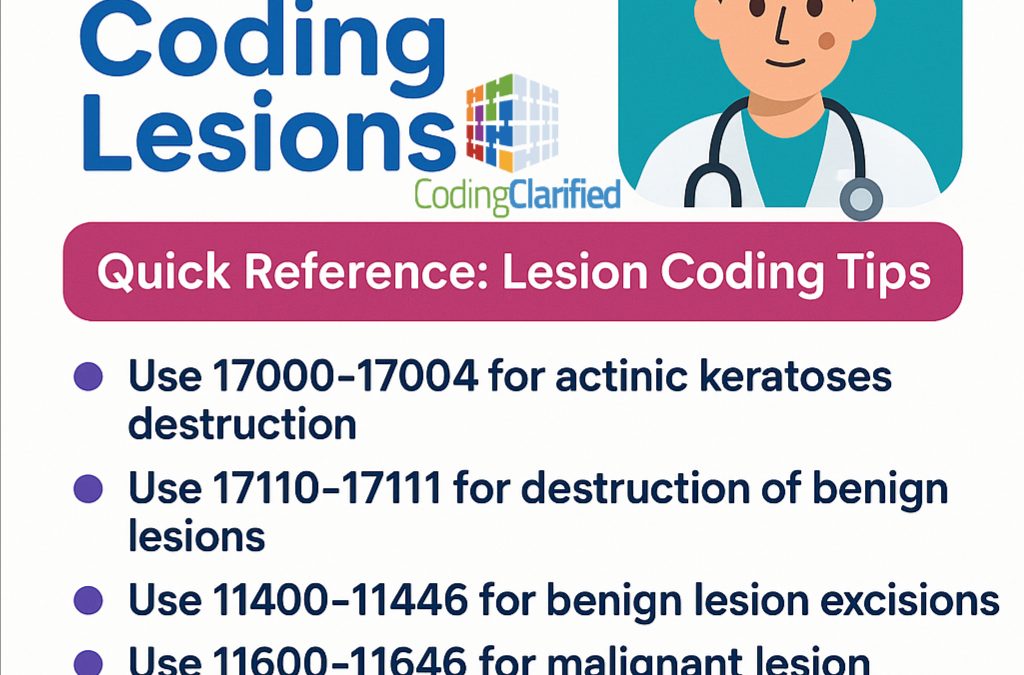 Medical Coding Lesions