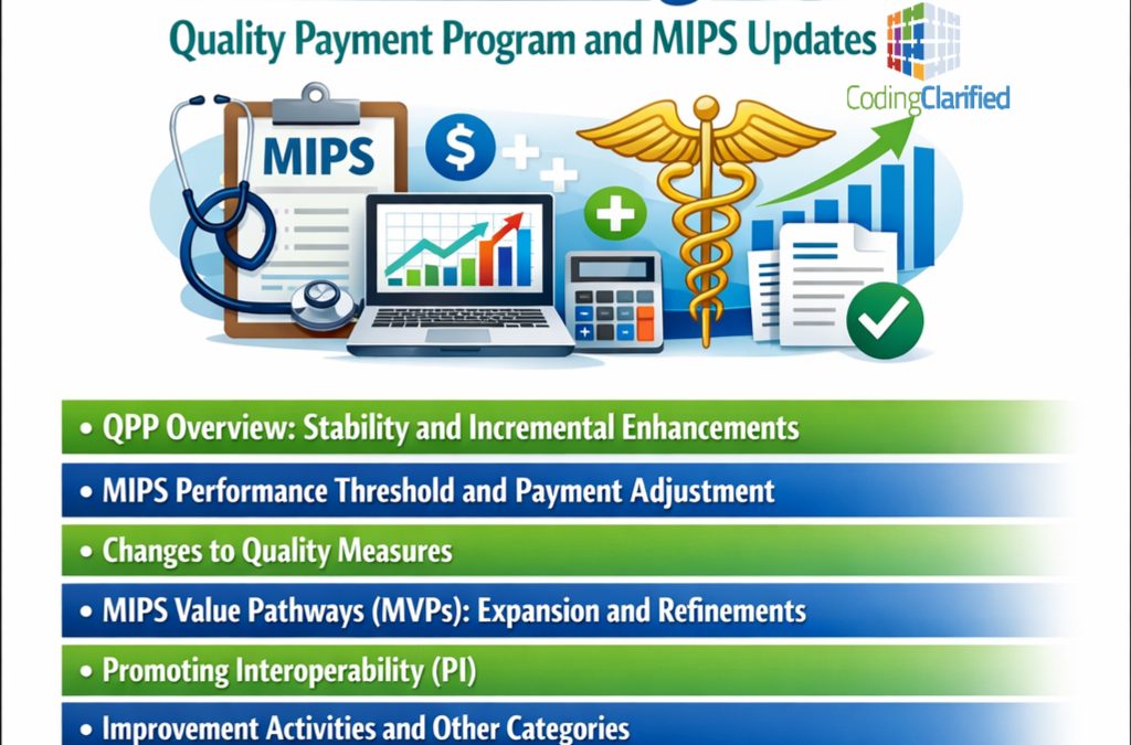 Medical Coding 2026 Quality Payment Program and MIPS Updates