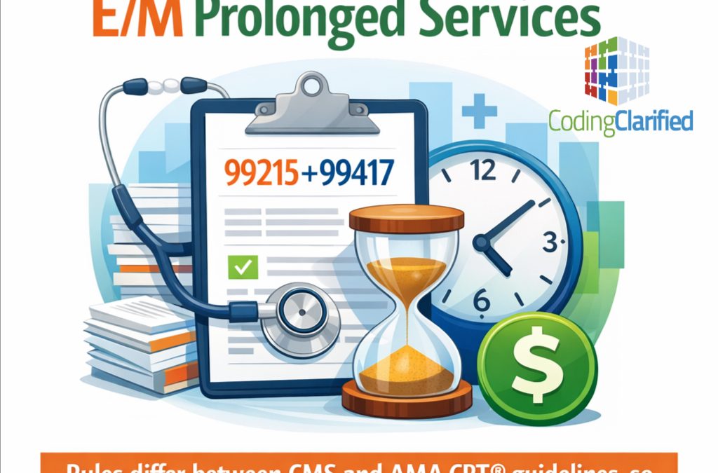 Medical Coding E/M Prolonged Services