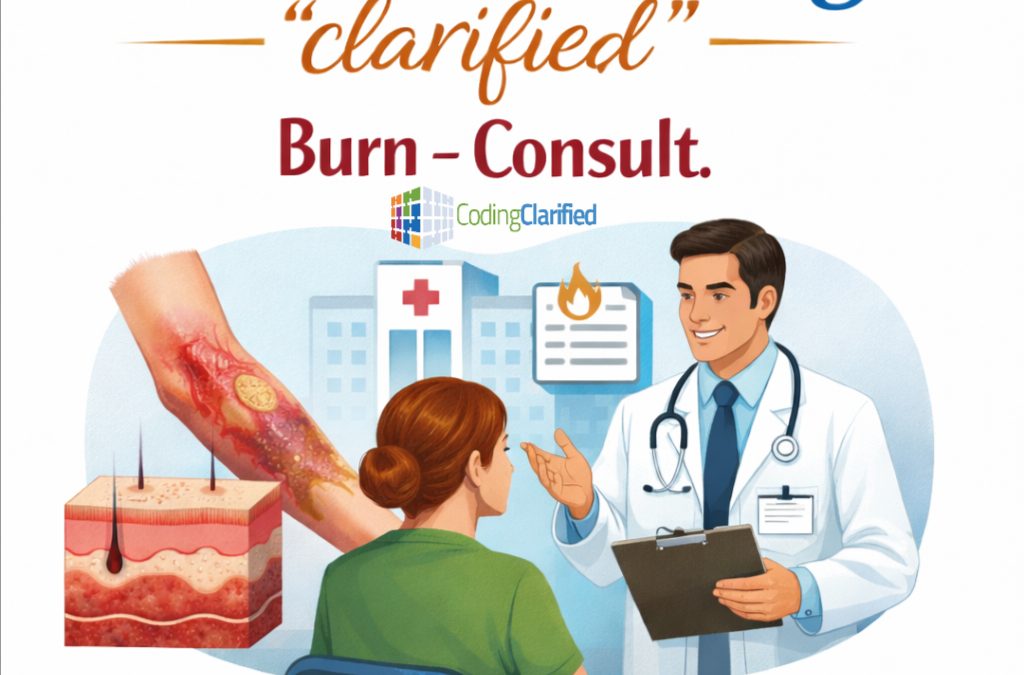 Medical Coding “clarified” Burn ED Visit