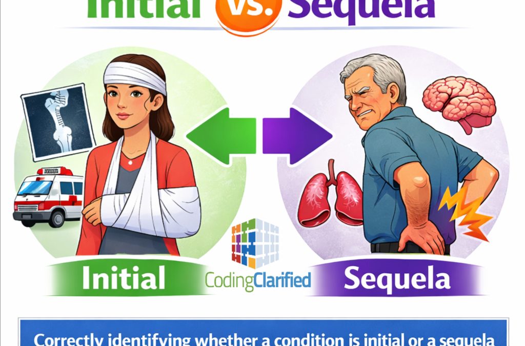 Medical coding Initial vs. Sequela