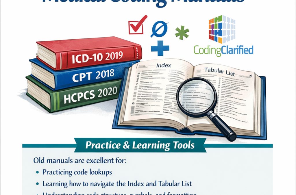 Outdated Medical Coding Manuals