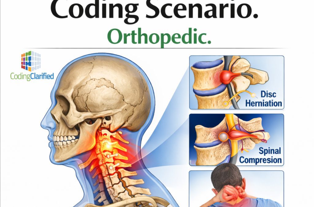 Medical “clarified” Coding scenario Cervical spondylosis with myelopathy