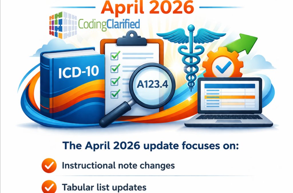 ICD-10 Updates April 2026