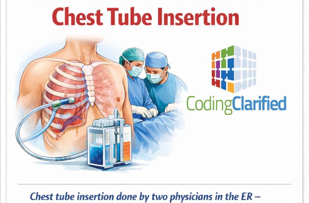 Medical Coding “Clarified” Chest Tube Insertion