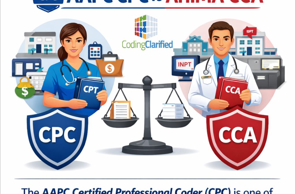 Comparing AAPC CPC vs AHIMA CCA
