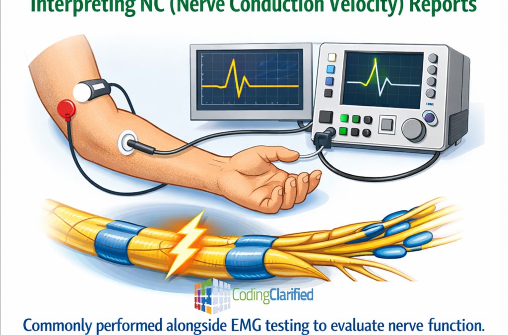 Medical Coding Interpreting NC (Nerve Conduction Velocity) Reports