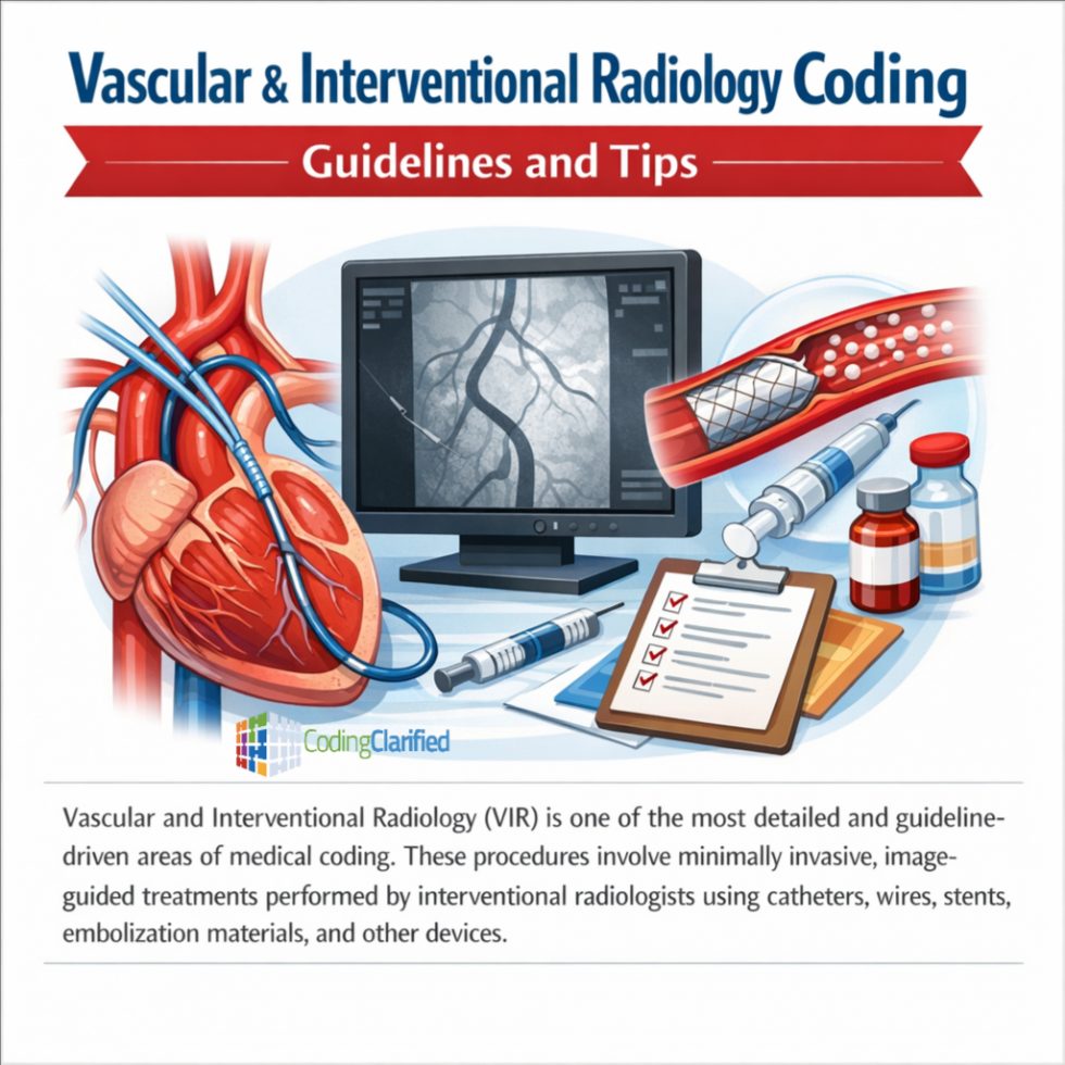 Vascular & Interventional Radiology Coding | Coding Clarified