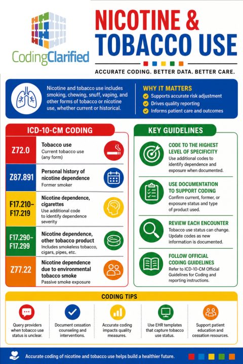 Medical Coding for Nicotine & Tobacco Use: ICD-10-CM Guidelines ...
