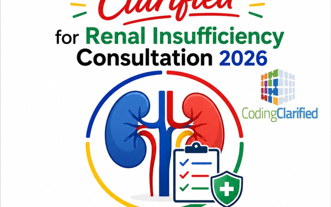 Medical Coding “Clarified” for Renal Insufficiency Consultation 2026