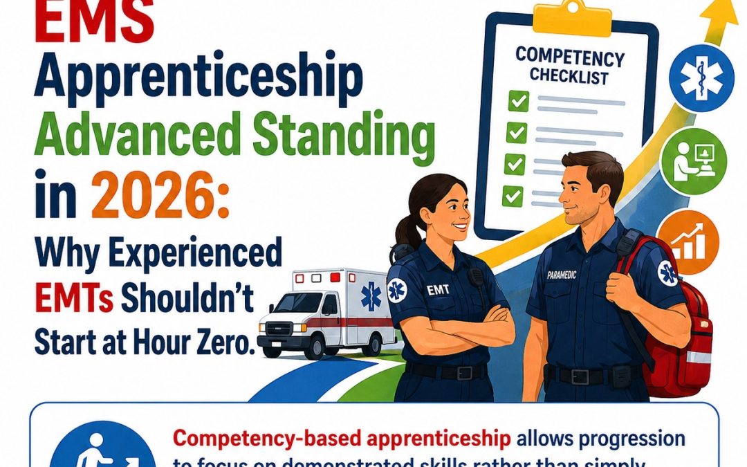 EMS Apprenticeship Advanced Standing in 2026: Why Experienced EMTs Shouldn’t Start at Hour Zero