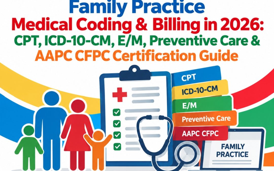 Family Practice Medical Coding & Billing in 2026: CPT, ICD-10-CM, E/M, Preventive Care & AAPC CFPC Certification Guide