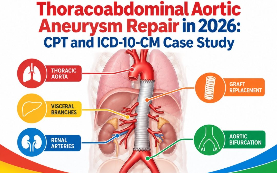 How to Code Thoracoabdominal Aortic Aneurysm Repair in 2026: CPT and ICD-10-CM Case Study
