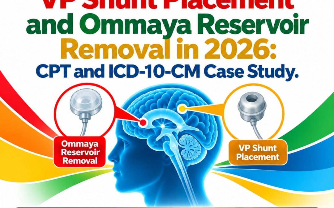 How to Code VP Shunt Placement and Ommaya Reservoir Removal in 2026: CPT and ICD-10-CM Case Study