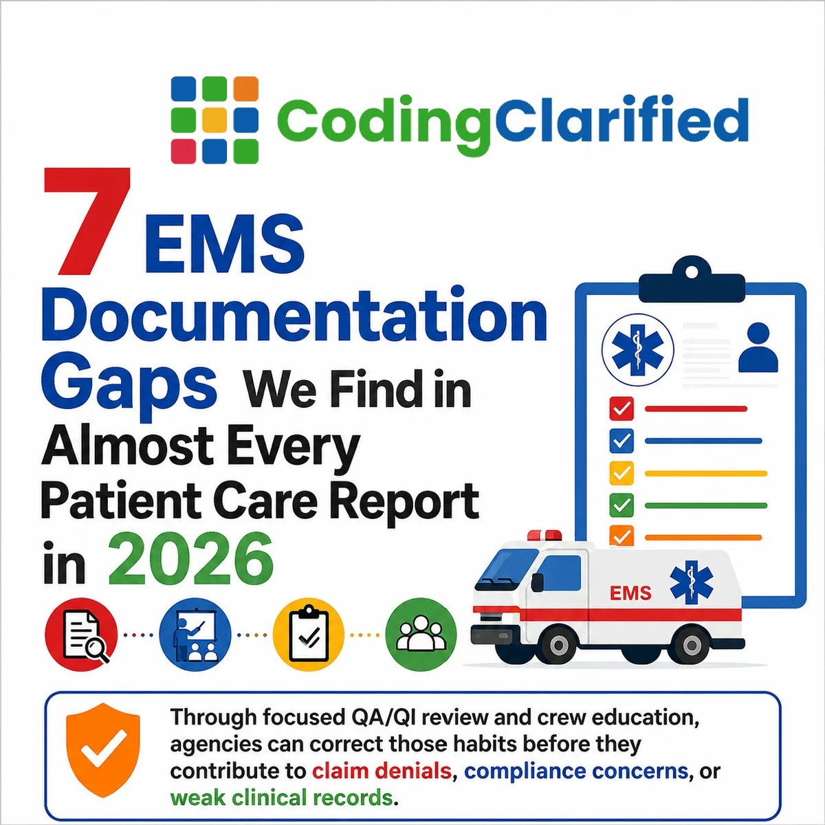 7 EMS Documentation Gaps We Find in Almost Every Patient Care Report in 2026 | Coding Clarified