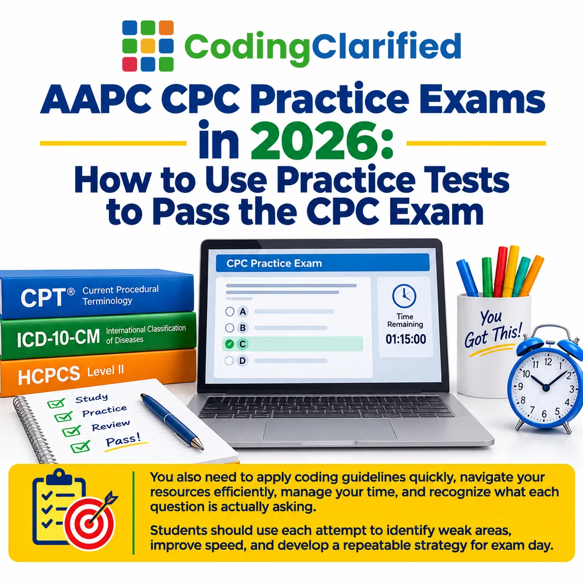 AAPC CPC Practice Exams in 2026: How to Use Practice Tests to Pass the CPC Exam | Coding Clarified