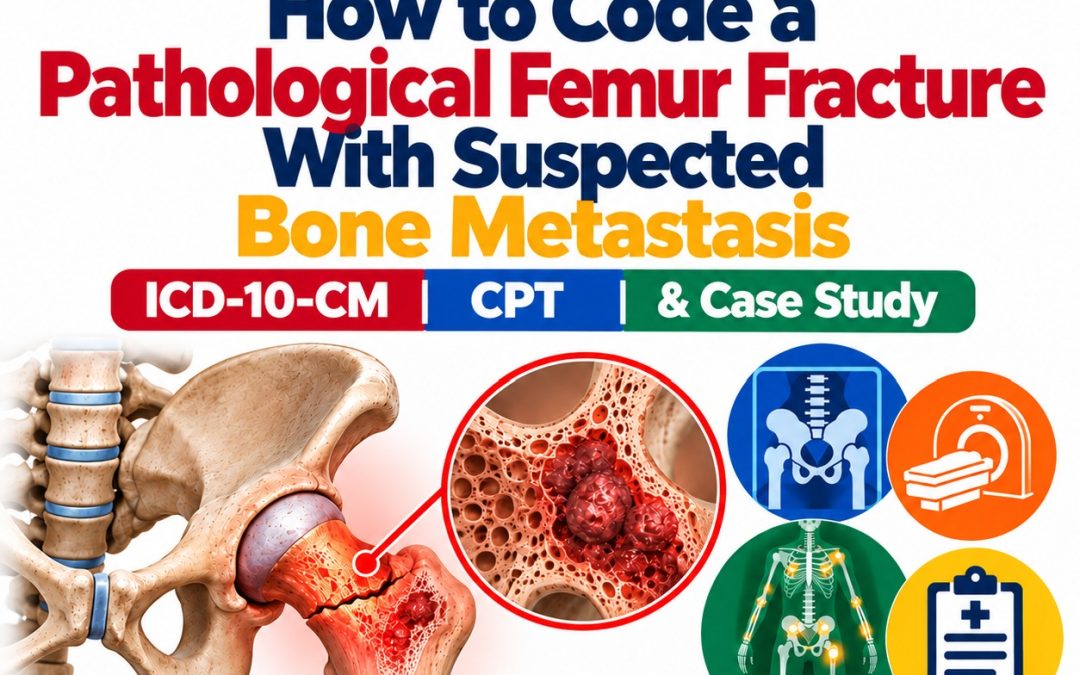 How to Code a Pathological Femur Fracture With Suspected Bone Metastasis in 2026: ICD-10-CM, CPT & Case Study