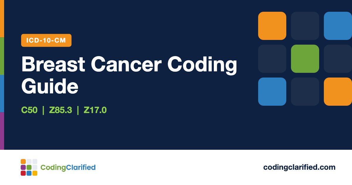 Breast Cancer Coding Guide: C50, Z85.3, Z17.0 | Coding Clarified