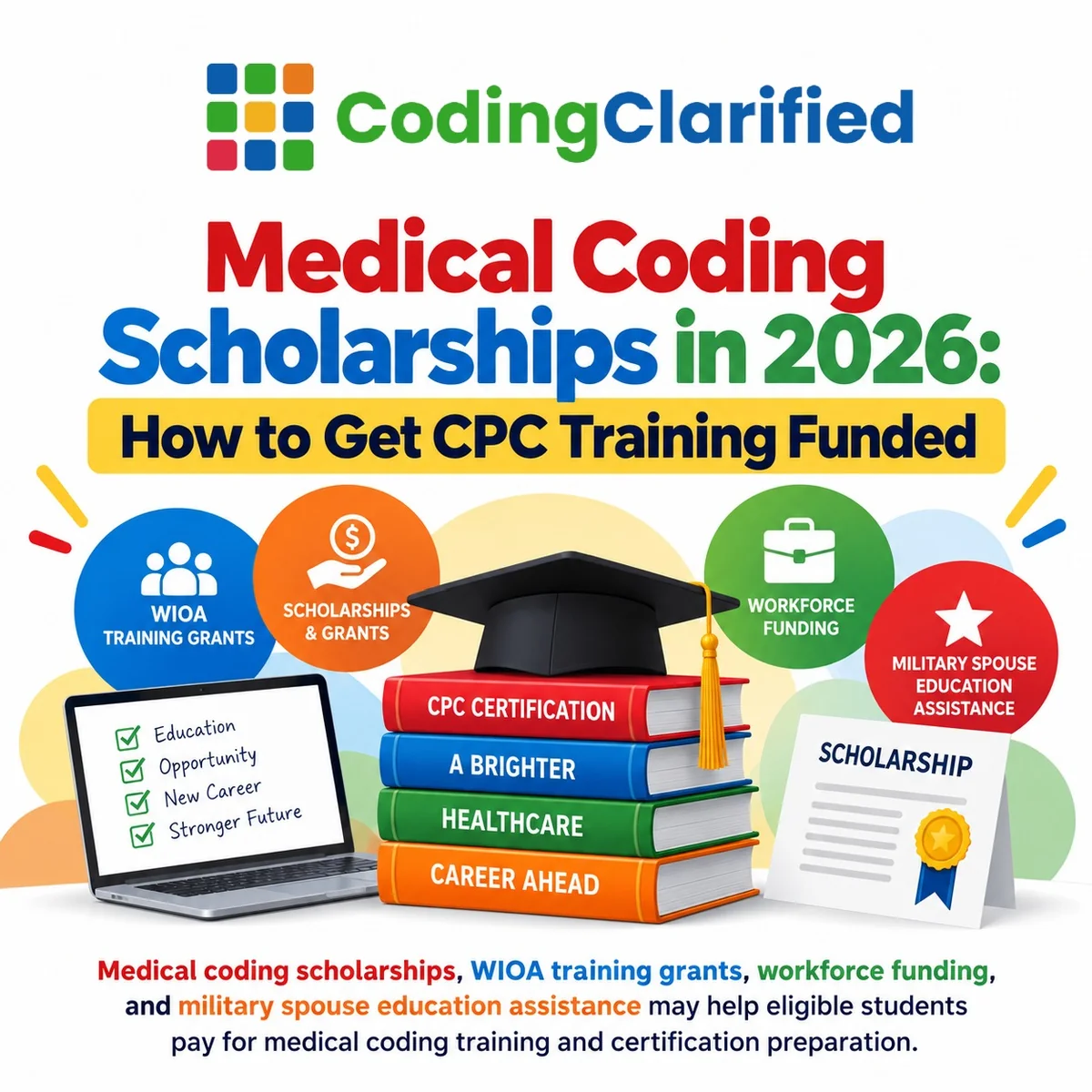 Medical Coding Scholarships in 2026: How to Get CPC Training Funded | Coding Clarified