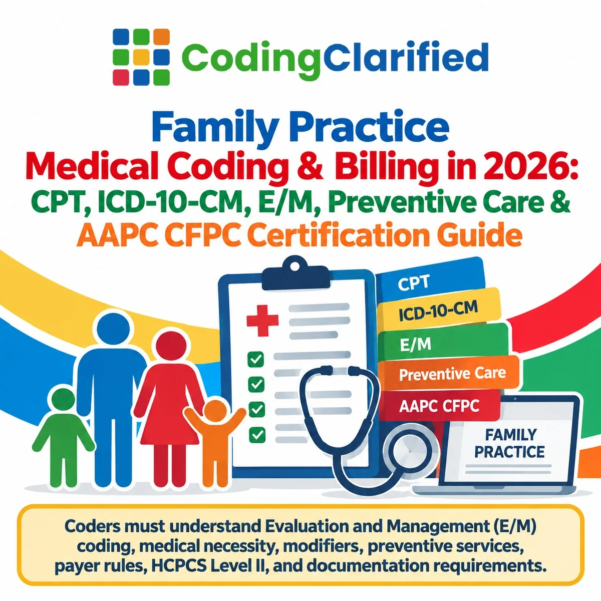 Family Practice Medical Coding & Billing in 2026: CPT, ICD-10-CM, E/M, Preventive Care & AAPC CFPC Certification Guide | Coding Clarified