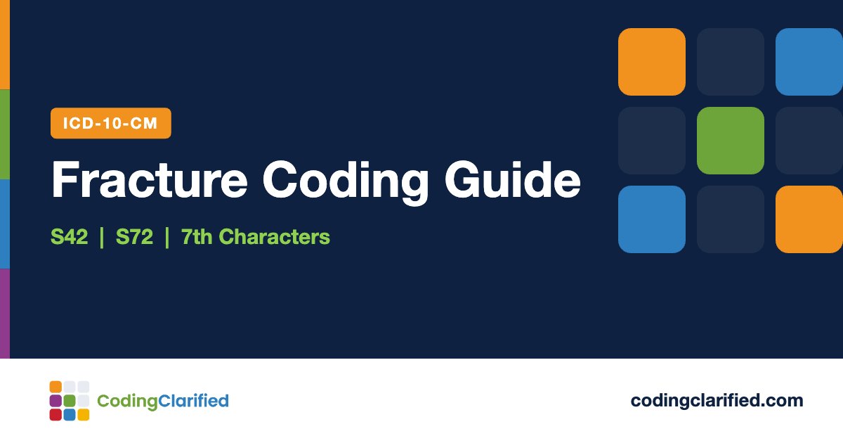 Fracture Coding Guide: S42, S72, 7th Characters | Coding Clarified