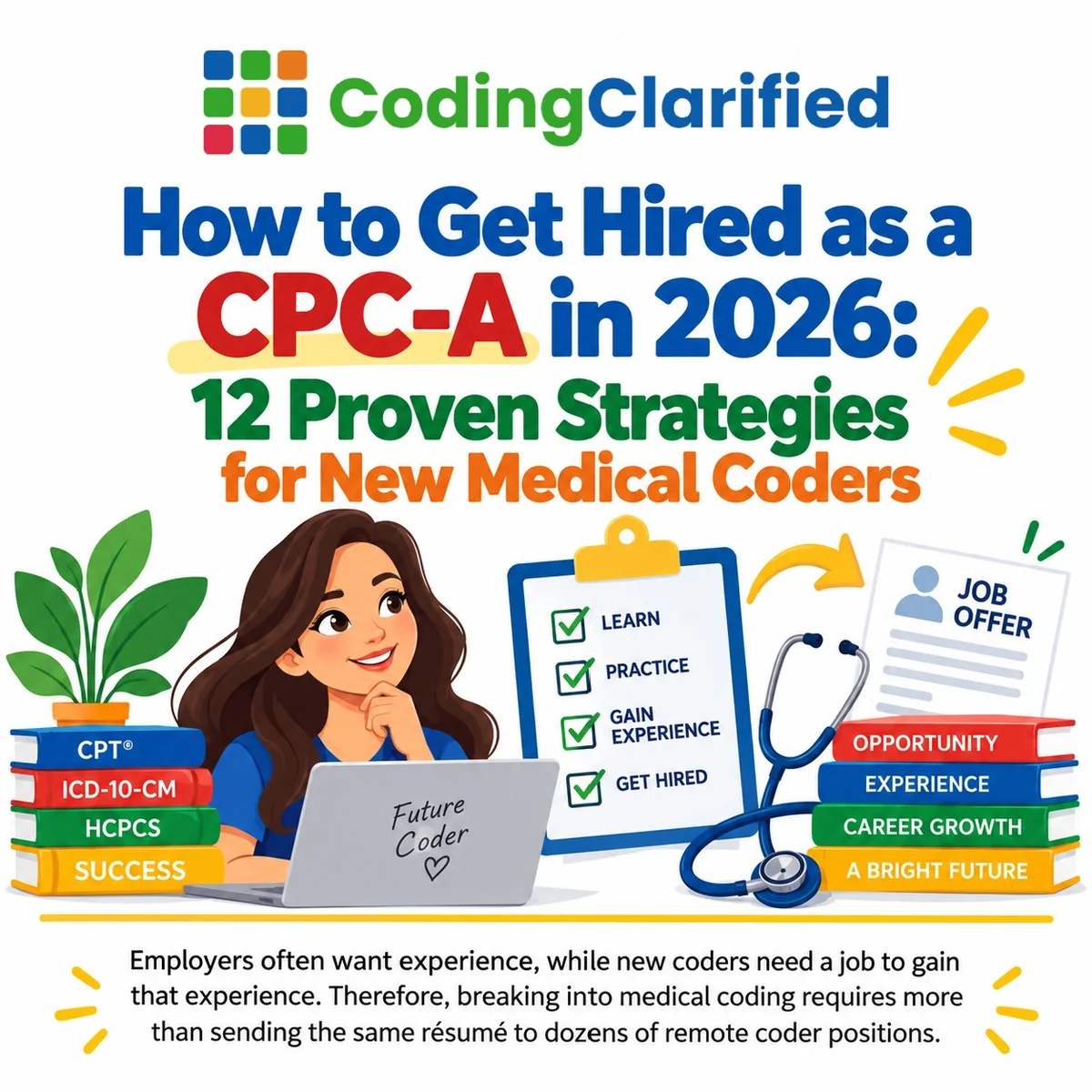How to Get Hired as a CPC-A in 2026: 12 Proven Strategies for New Medical Coders | Coding Clarified