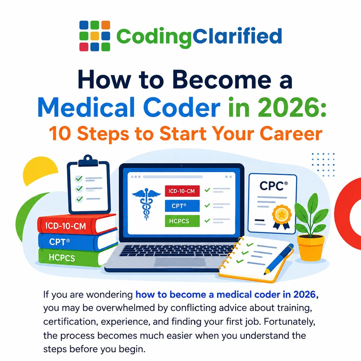 How to Become a Medical Coder in 2026: 10 Steps to Start Your Career | Coding Clarified