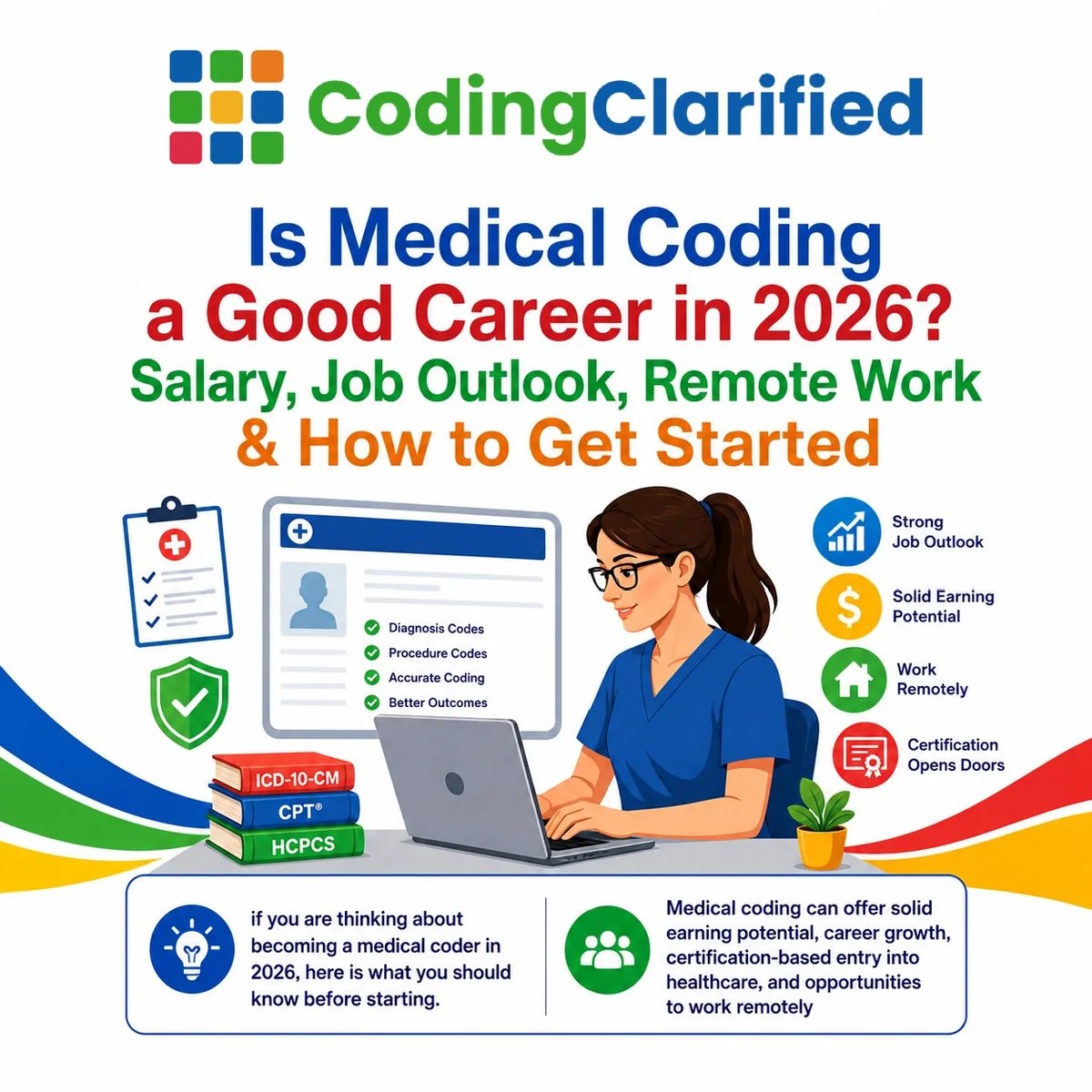 Is Medical Coding a Good Career in 2026? Salary, Job Outlook, Remote Work & How to Get Started | Coding Clarified
