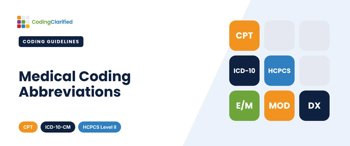 Medical Coding Abbreviations | Coding Clarified