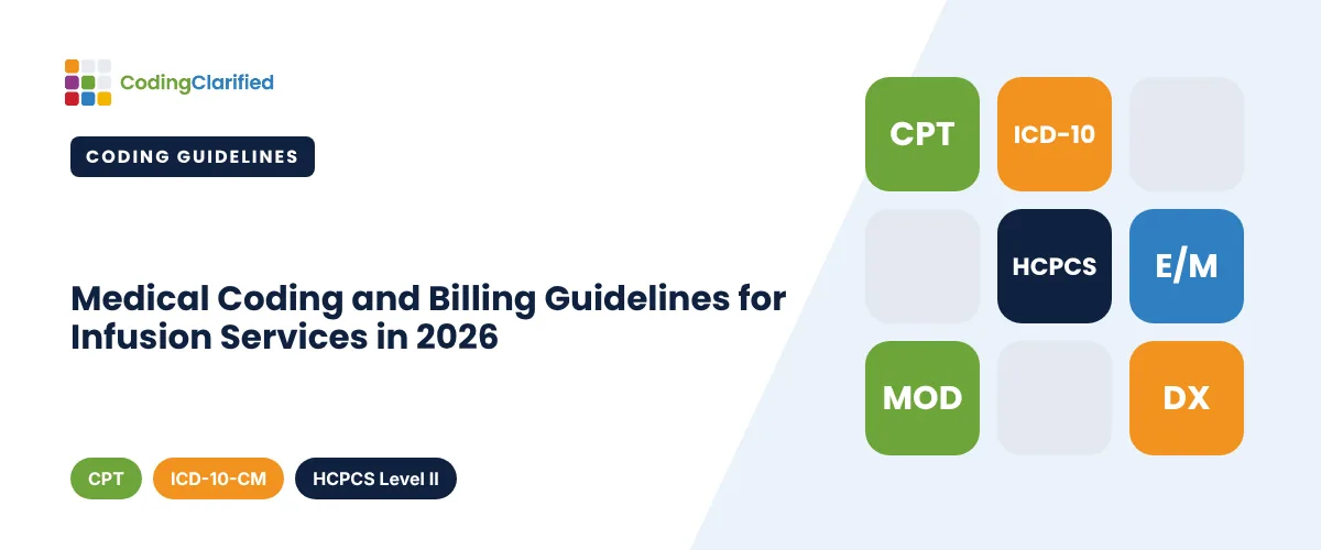 Medical Coding and Billing Guidelines for Infusion Services in 2026 | Coding Clarified